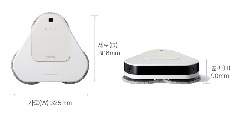 에브리봇 물걸레 로봇청소기 쓰리스핀 EVO